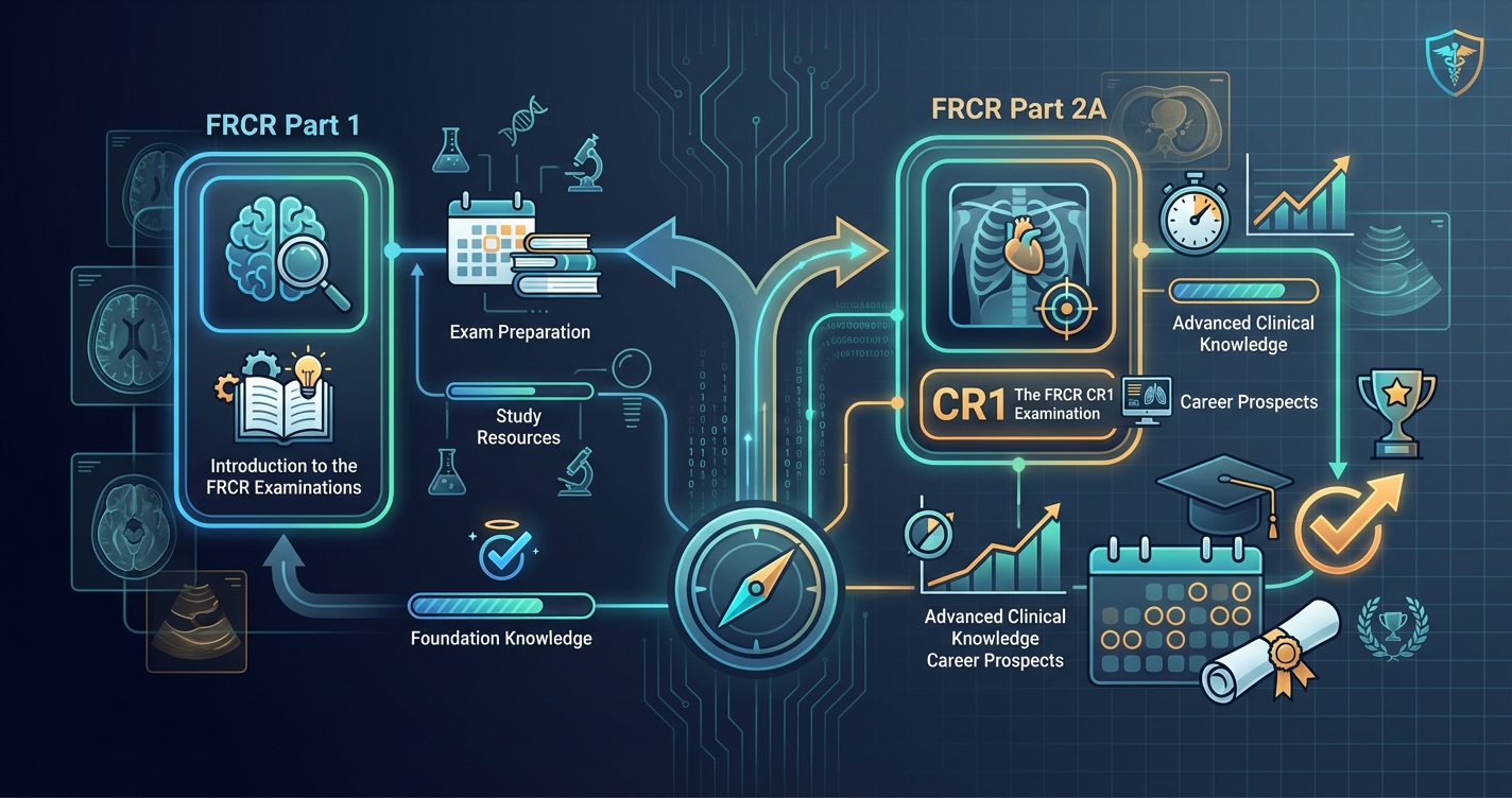 FRCR Part 1 vs FRCR Part 2A: A Complete Comparison and Exam Guide