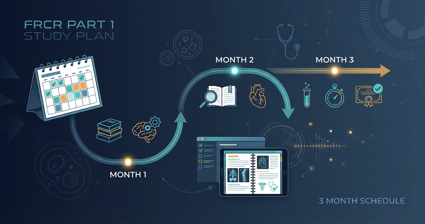 Ultimate FRCR Part 1 Study Schedule: A 3-Month (12-Week) Preparation and Revision Plan