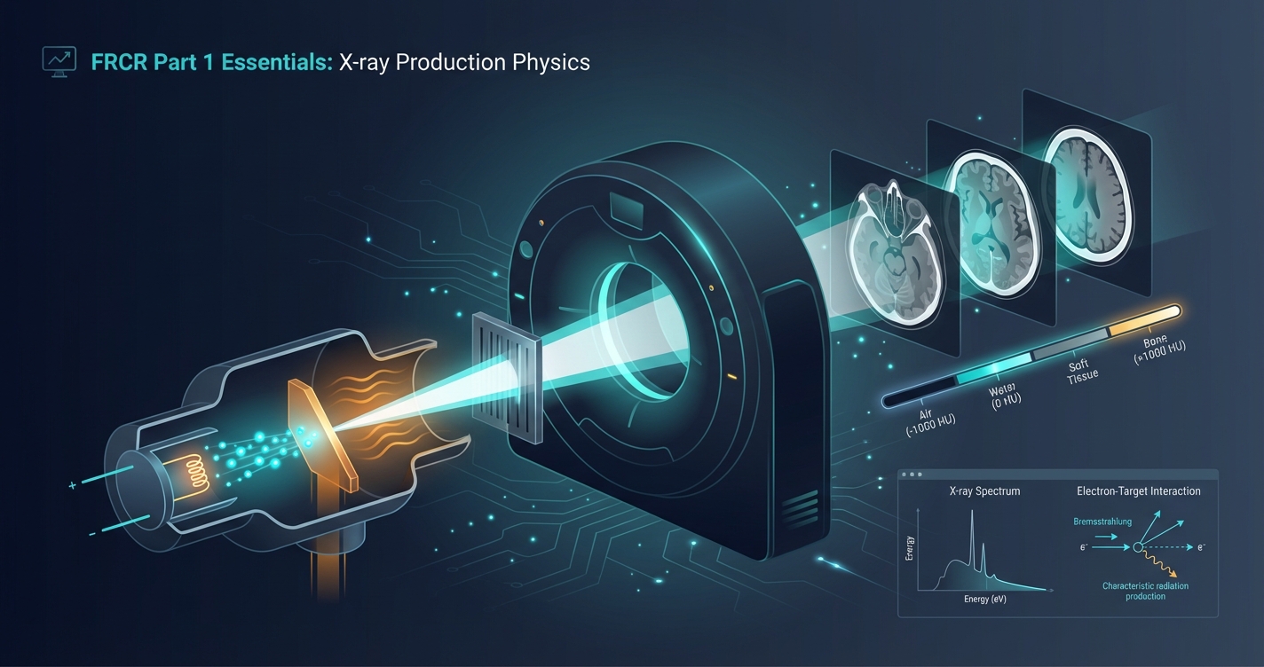 Understanding X-Ray Production and Interactions for FRCR Part 1 (Explained Simply)